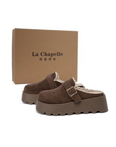 Закрытые тапочки для женщин, хаки La chapelle