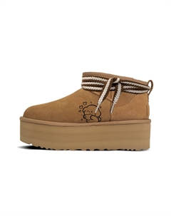 Короткие зимние ботинки женские Chestnut Brown Ugg