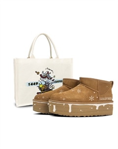 Короткие зимние ботинки женские Chestnut Brown Ugg