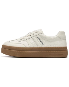 Низкие женские скейтерские кеды, бежевый 15 mins