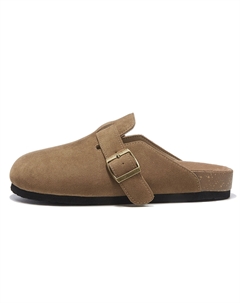 Слипоны с закрытым носком, оливковый Komanic