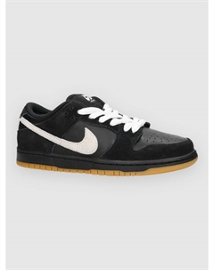 Кеды SB Dunk Low Pro Skateschuhe, blk/wht/blk/gum lt brown Nike