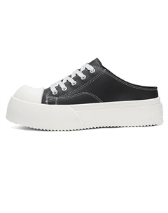 Закрытые тапочки мужские черные Captain illy