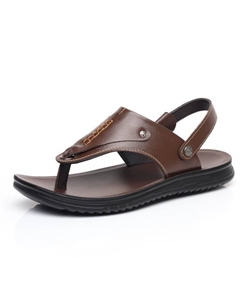 Пляжные шлепанцы мужские, коричневый Captain illy