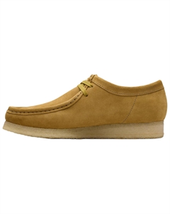 Туфли Originals Wallabee Oakmoss, коричневый Clarks
