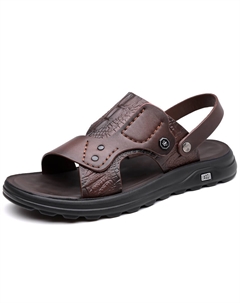 Пляжные шлепанцы мужские, коричневый Captain illy