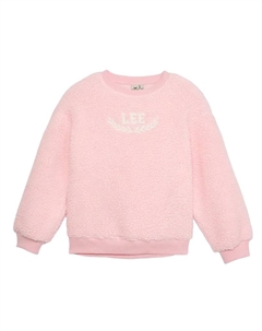 Детские утепленные худи и свитшоты, розовый Lee