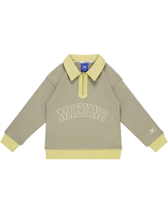 Детский свитшот, оливковый Mizuno