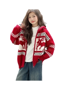 Свитер Fall Winter для подростков, красный Disney