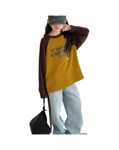 Футболка осень-зима для подростков, желтый Disney