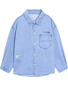 Детская джинсовая рубашка, светло-голубой Lee