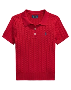 Свитер SS25 детский, красный Polo ralph lauren