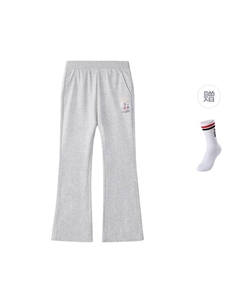 Детские вязаные спортивные штаны rainy silk, серый/мультиколор Fila kids