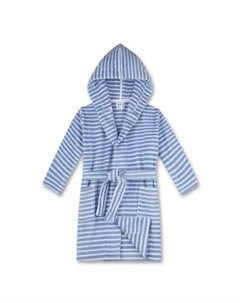 Халат Банный халат, синий/белый Sanetta