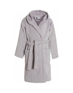 Детский халат для купания Pure, 1 шт., с длинными рукавами, с накладными карманами, светло-серый Seahorse