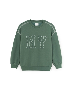 Унисекс свитшот, зеленый Mlb