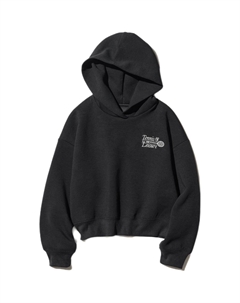 Черная толстовка для детей от 3 до 7 лет Uniqlo