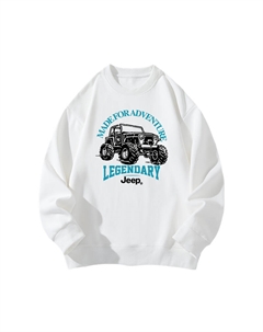 Детская толстовка, белый Jeep