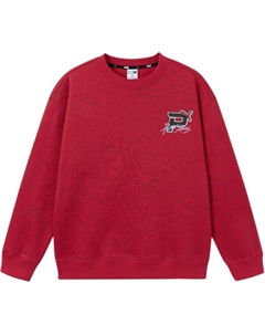 Детский свитшот, красный Puma