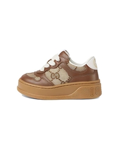 Детские GG Supreme кроссовки, коричневый Gucci