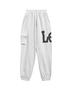 Детские вязаные спортивные штаны, серый Lee