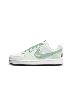 Кроссовки для скейтбординга Court Borough Green Muskmelon низкие детские Green Unisex Nike