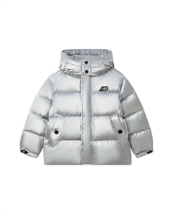Детская пуховая куртка, серебро New balance
