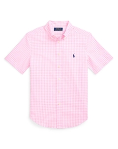 Рубашка SS24 розовая детская Polo ralph lauren