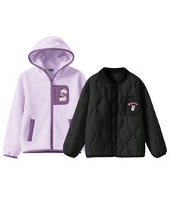 Детские флисовые куртки, фиолетовый Disney