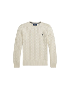 Белая детская кофта Kids' Polo ralph lauren