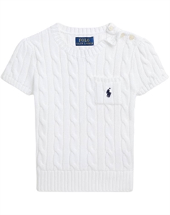 Белая детская кофта Kids' Polo ralph lauren