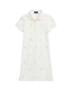 Платье SS25 white детское Polo ralph lauren