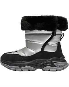 Детские зимние сапоги Kids, серебро Hush puppies