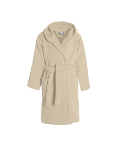 Детский халат для купания Pure, 1 шт., с длинными рукавами, с накладными карманами, светло-бежевый Seahorse