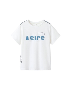 Футболка для спорта raw white детская Asics