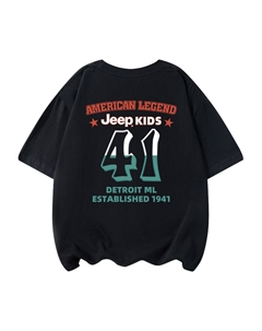 Футболка для младших школьников, черный Jeep