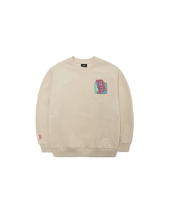 Свитшот Kids' Light Beige, светло-бежевый Mlb