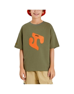 Футболка для младших школьников, зеленый Jeep