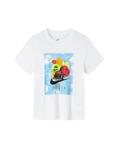 Футболка чисто белая для детей 3-7 лет Nike