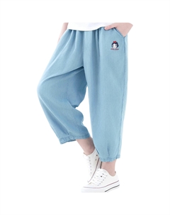 Джинсы для школьников, светло-голубой Disney