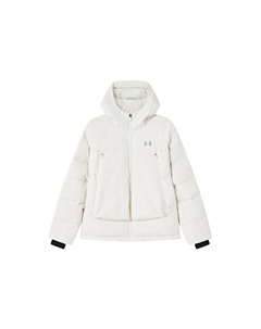 Пуховик для подростков, кремовый Under armour