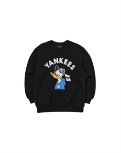 Детский свитшот, черный Mlb