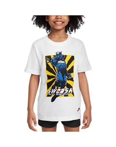 Футболка SportswearSwoosh белая детская Nike