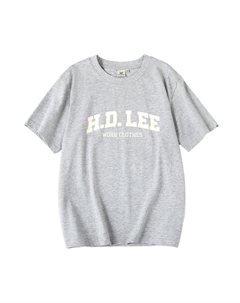 Футболка Heather Gray для подростков, серый Lee