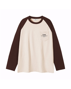 Футболка унисекс, коричневый Lee