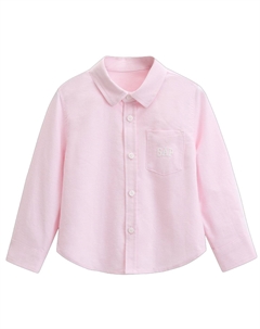 Детская повседневные рубашка, светло-розовый Gap