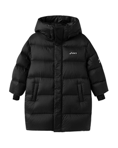 Пуховик спортивный для подростков, черный Asics