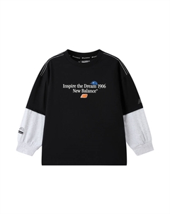 Толстовка для детей 3-7 лет, черный New balance