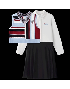 Детский комплект с юбкой cloud white Fila kids