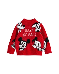 Детские свитера для дошкольников, красный Disney